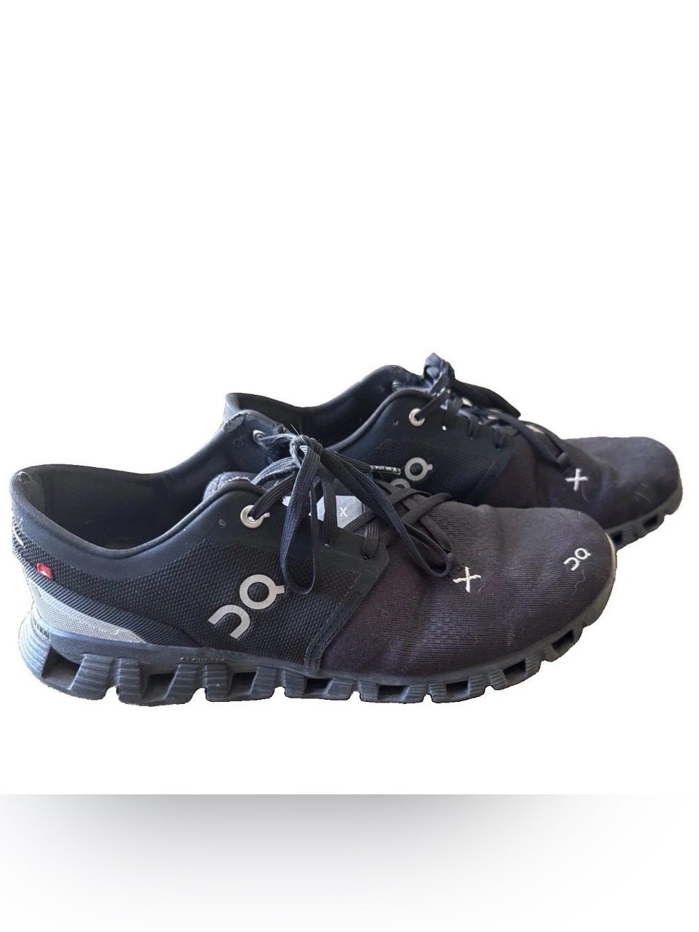 On Cloud X 3 Men's Running Shoes Size 9.5 Black Eclipse Gym Cross Training